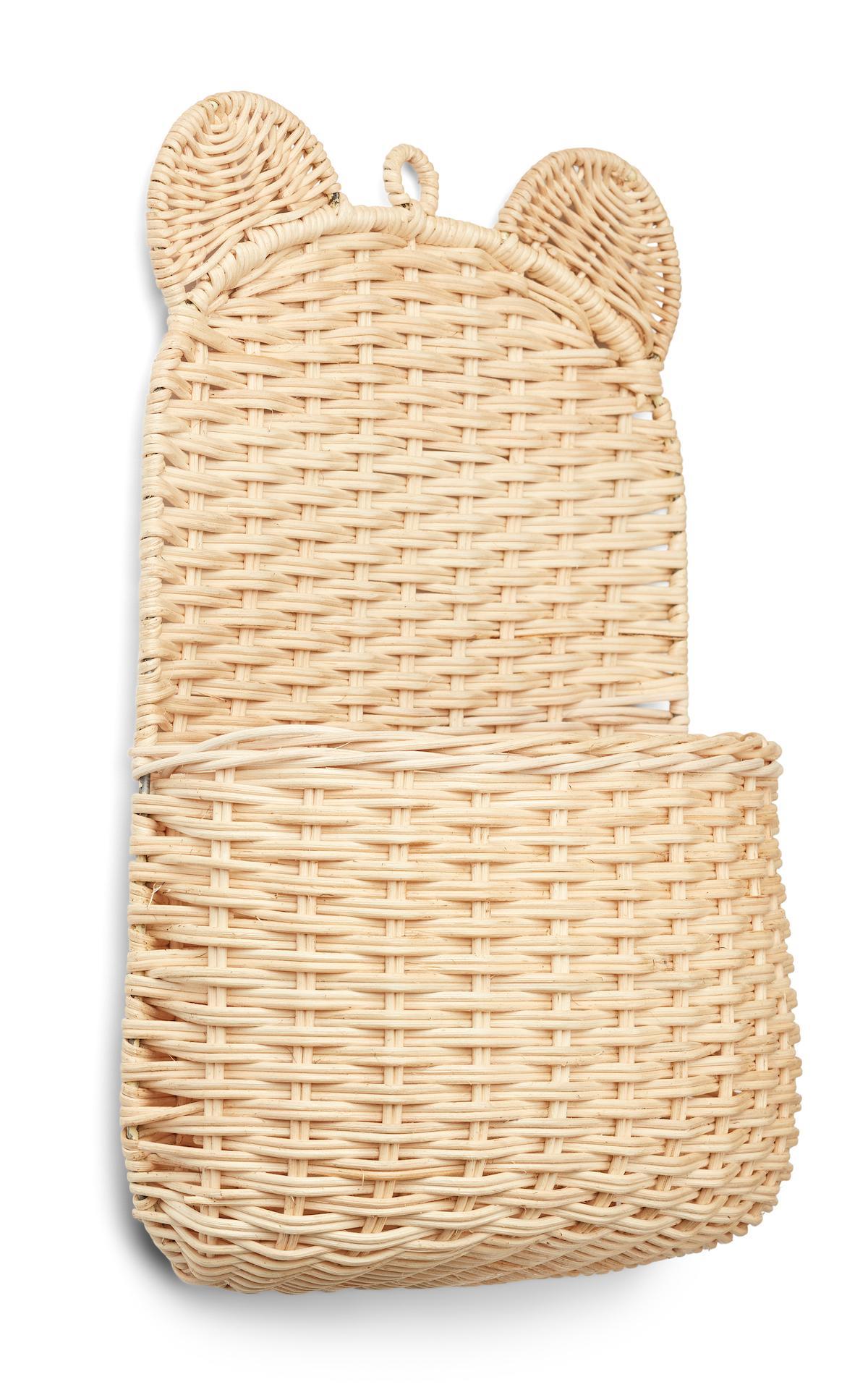 Natural Iben Wall Basket - Liewood