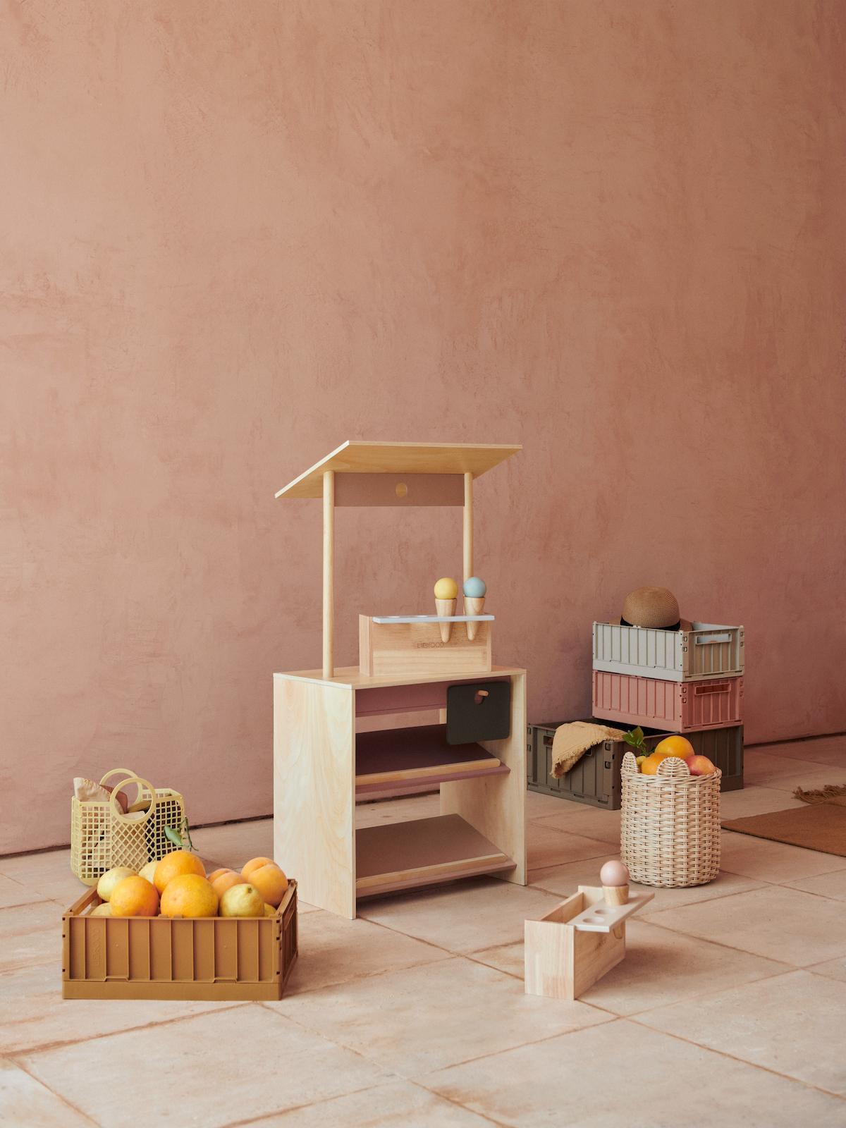 Liewood Panier Inger Natural - Stylish and Sustainable Storage Solution