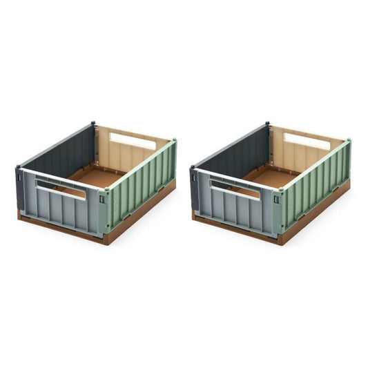 Liewood Weston M Jojoba Multi Mix 2-Piece Foldable Crates