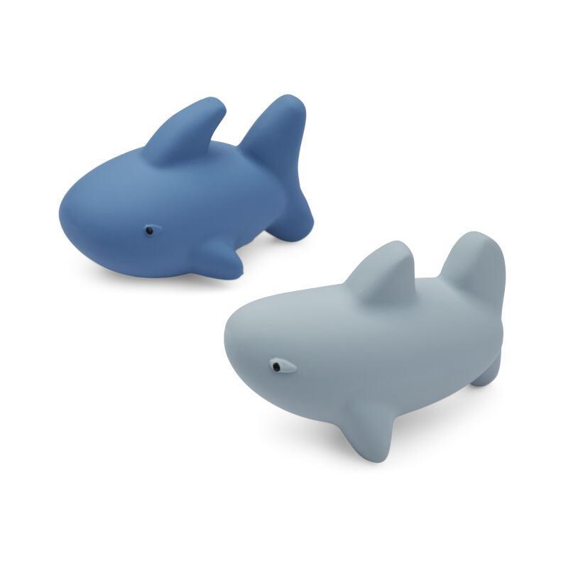 Liewood Bath Toys Ned Shark and Riverside Mix 2-Piece Set