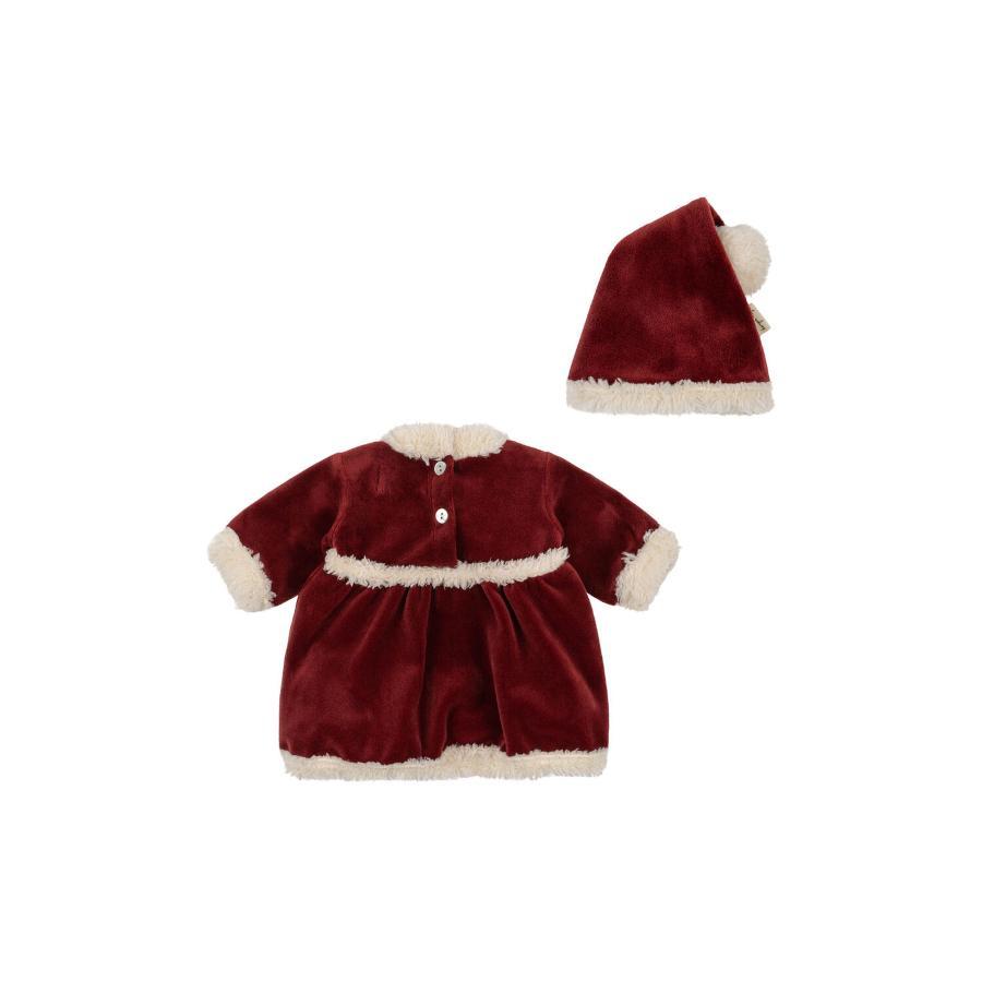 Robe de Noël pour poupée - Jolly Red - Konges Sløjd