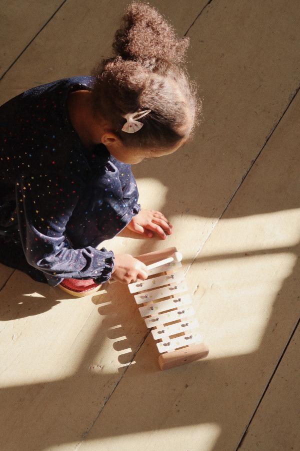 Xylophone à Musique En Bois Lemon And Cherry Fsc - Cherry - Konges Sløjd