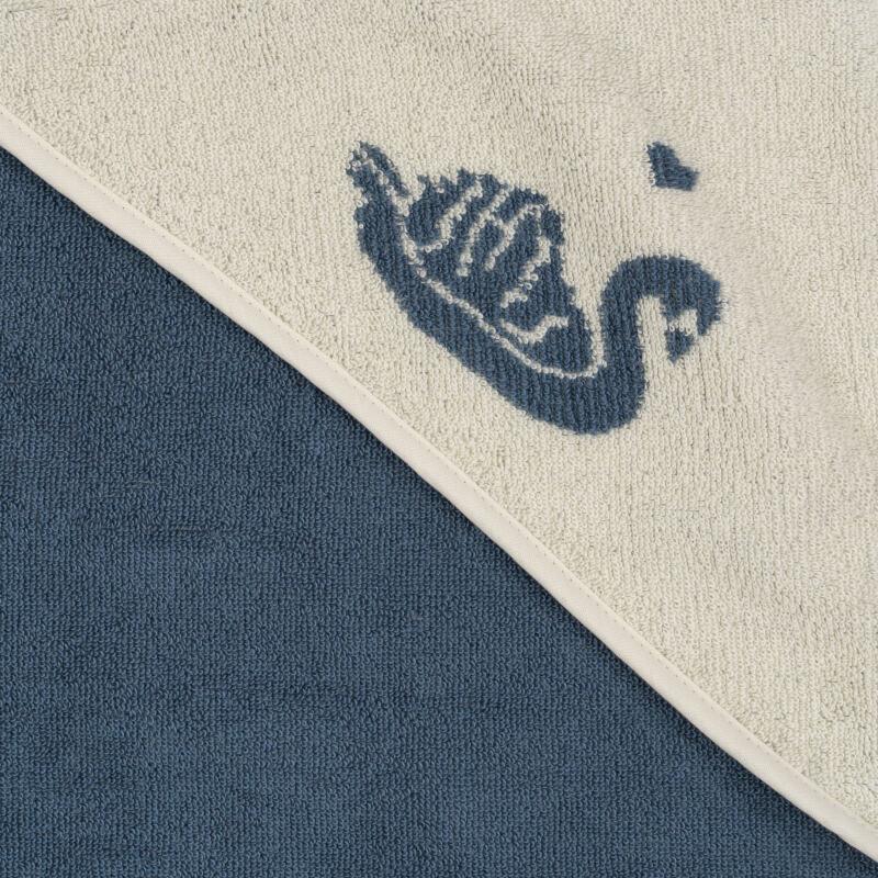 Jacquard Gots Towel - Swan - Konges Sløjd