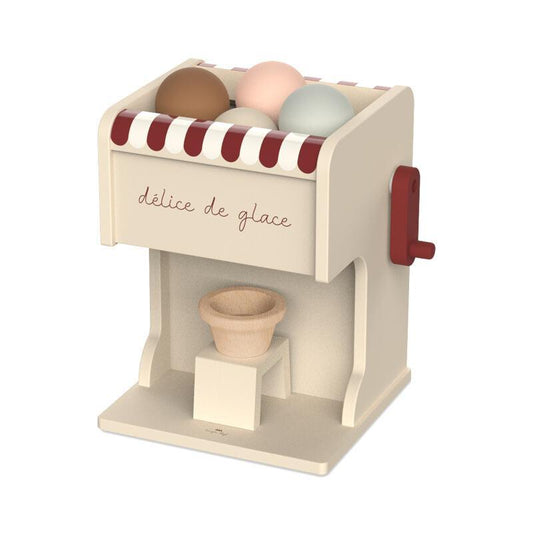 Wooden Fsc Ice Cream Maker - Beige - Konges Sløjd