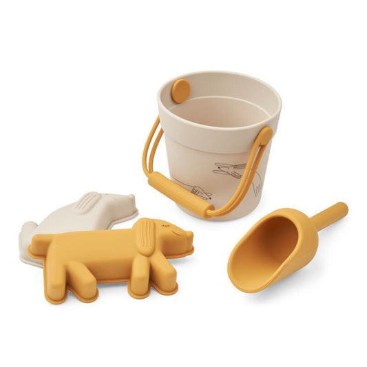 Liewood Mini Dog Beach Bucket with Sandy Accessories