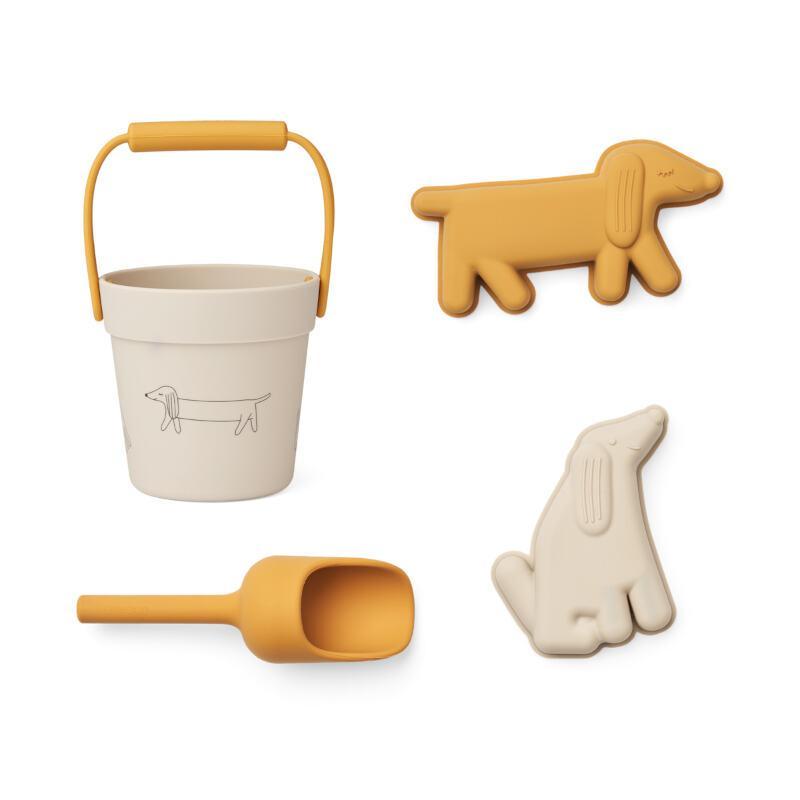 Liewood Mini Dog Beach Bucket with Sandy Accessories