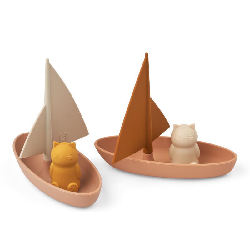 Liewood Tuscany Multi Mix Boat Bath Toys Set - 2 Pieces Ensley