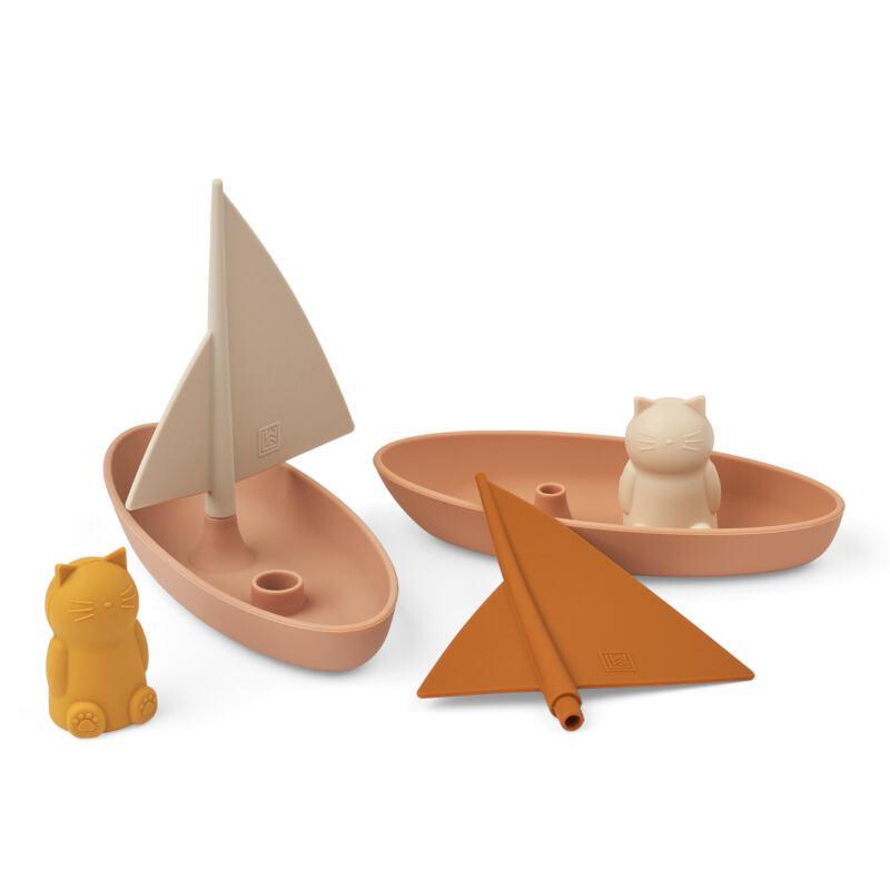 Liewood Tuscany Multi Mix Boat Bath Toys Set - 2 Pieces Ensley