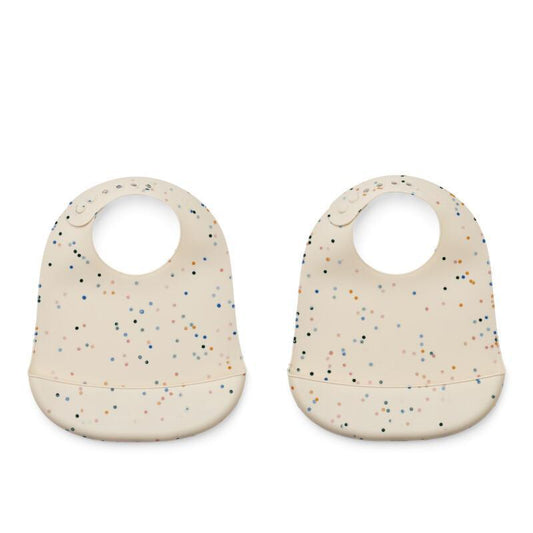 Liewood Tilda 2 Piece Splash Dots Sea Shell Bibs