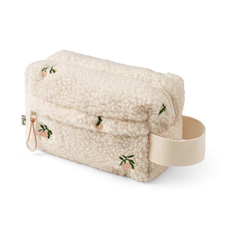 Liewood Teddy Peach/Sandy Embroidered Toiletry Pouch