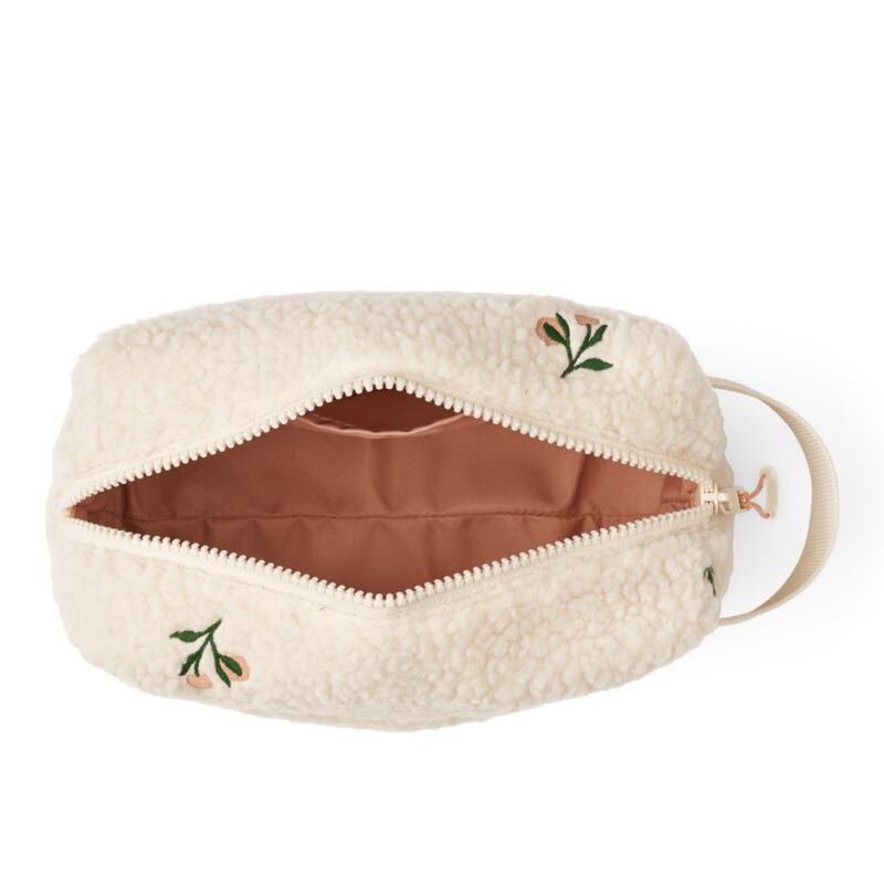 Liewood Teddy Peach/Sandy Embroidered Toiletry Pouch