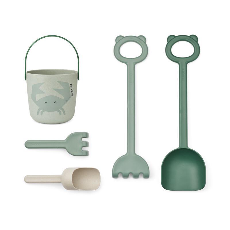 Liewood Harper Beach Set with Crab Multi Mix Tools