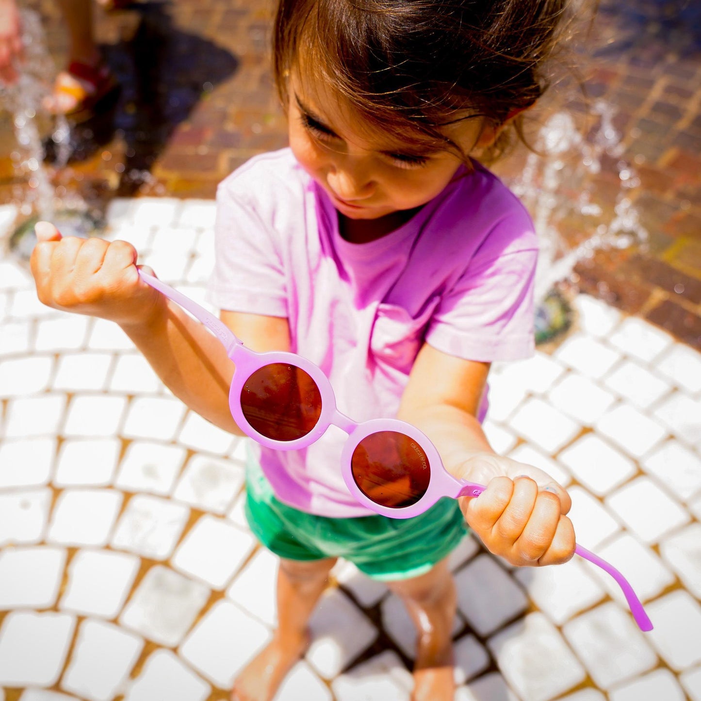 Lunettes de soleil enfant verres polarisés - Rond - Aster