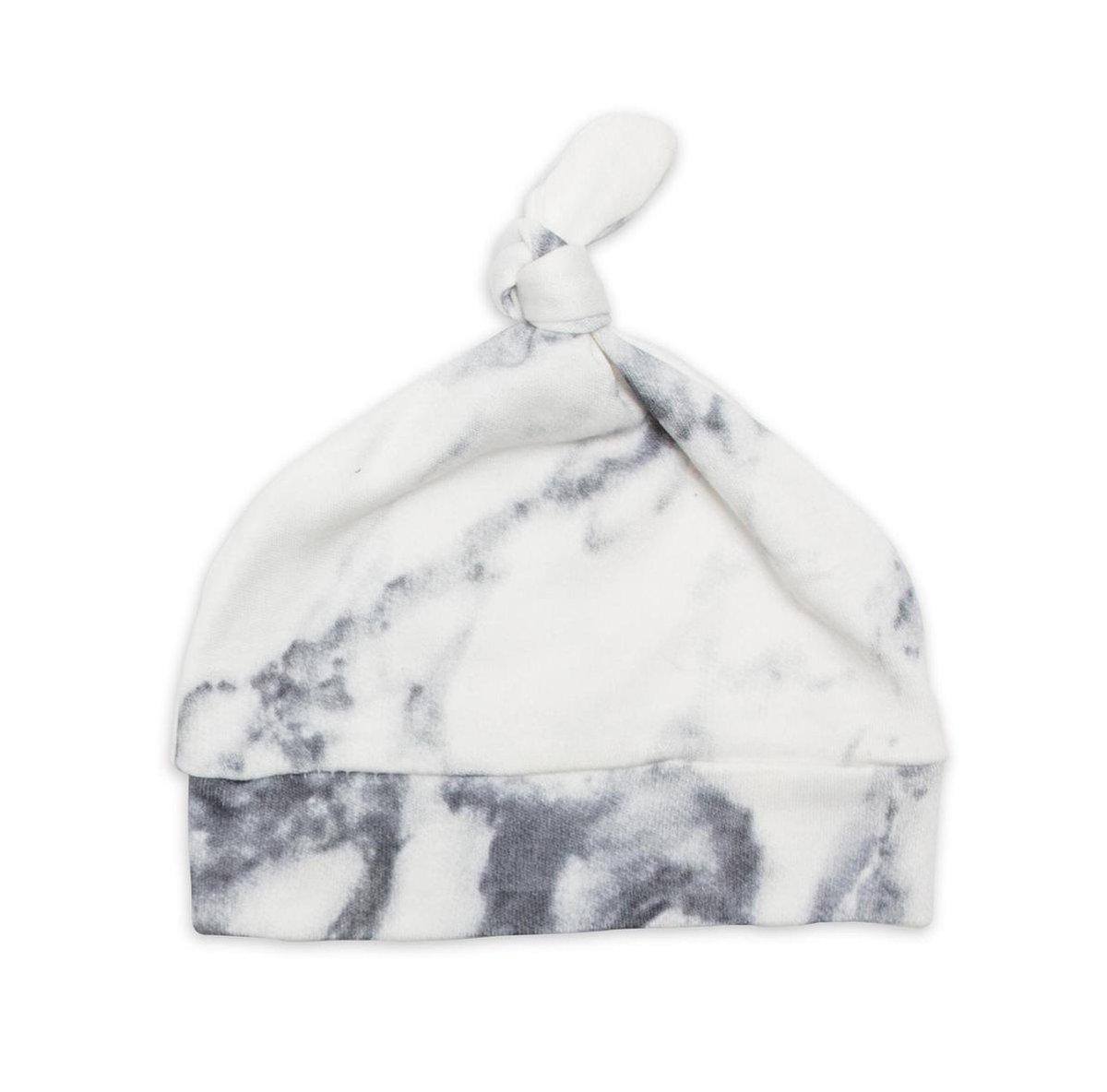 Set langeet bonnet Hello World - Marble