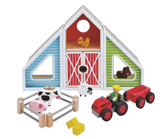 Hape - Barn Play - Ensemble de jeu en bois