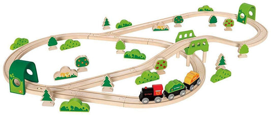 Hape - Forest Railway Set - Train en bois