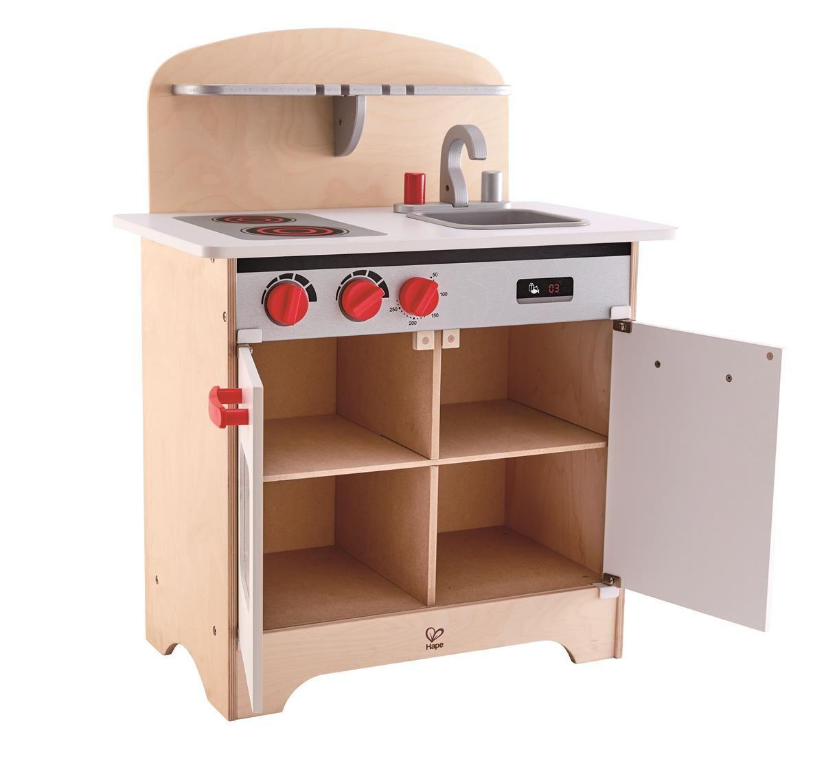 Hape - White Gourmet Kitchen - Cuisine pour enfants en bois