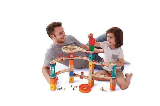 Hape - Quadrilla Castle Escape - Circuit de billes en bois