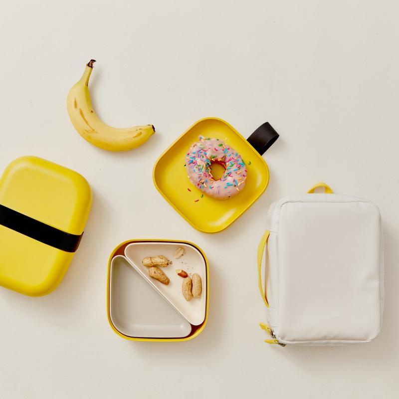 Sac repas RPet - Blanc et jaune