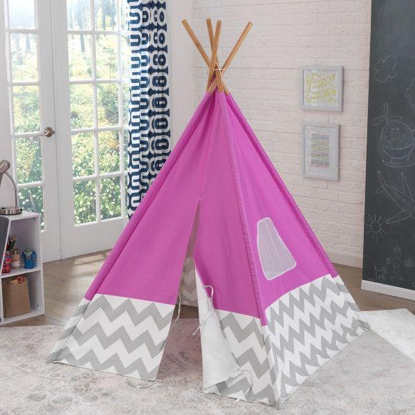 Kidkraft - Tipi Deluxe - Rose - Tente de jeu