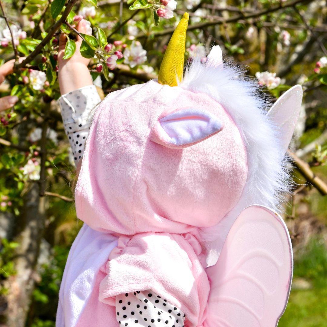 Mini Cape Licorne Rose - 1 à 4 ans