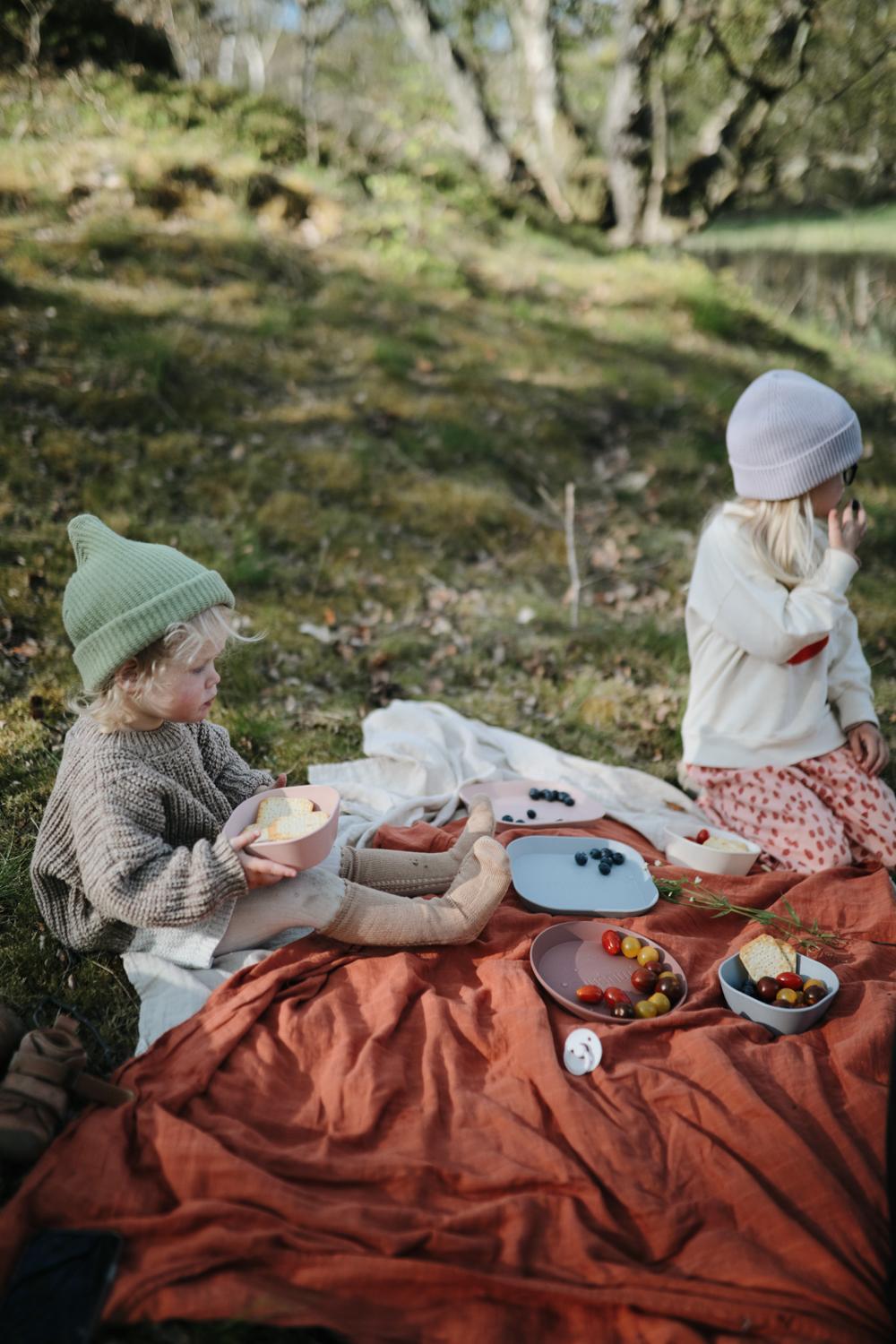 Set de 2 assiettes rondes - Woodchuck