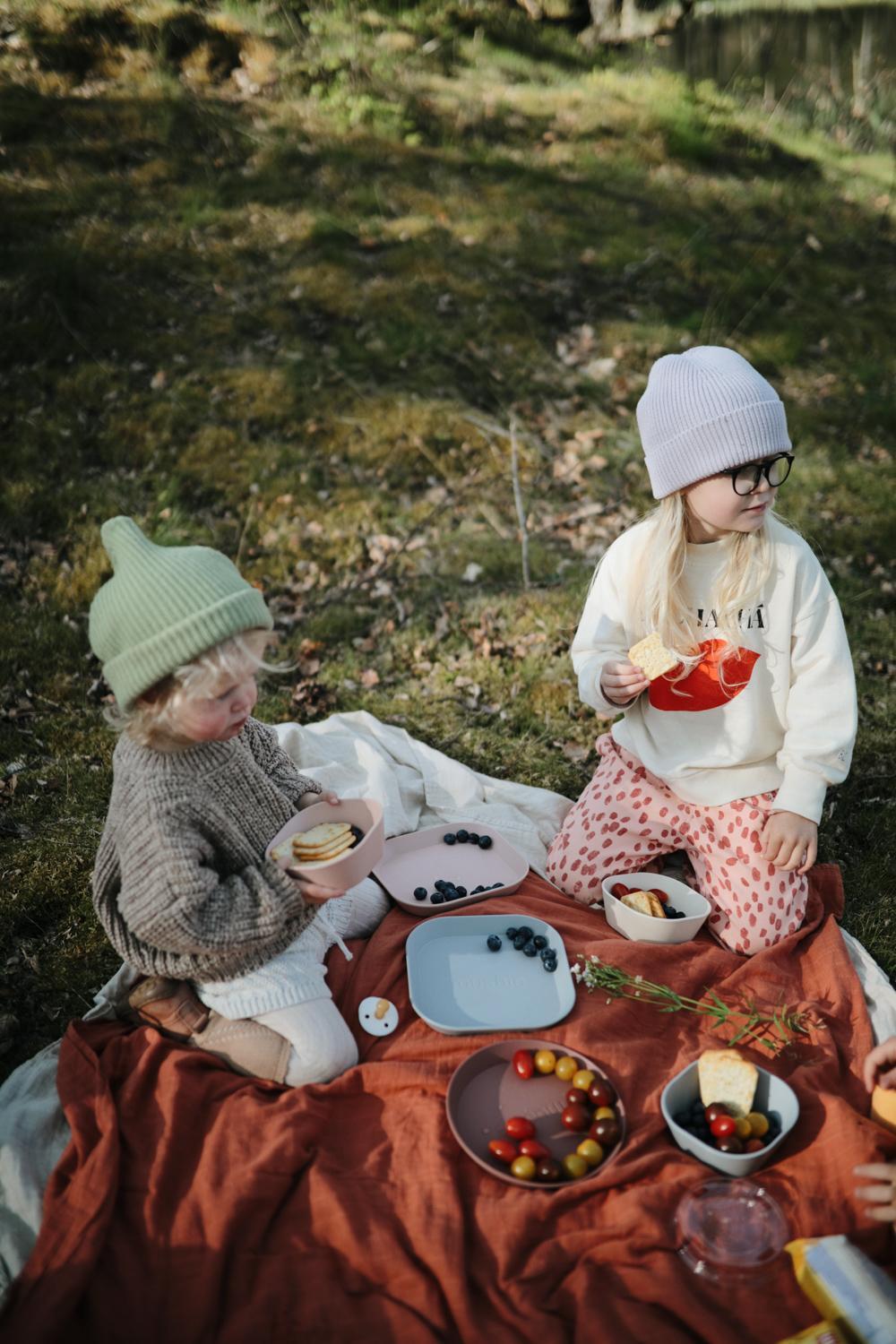 Set de 2 assiettes rondes - Woodchuck