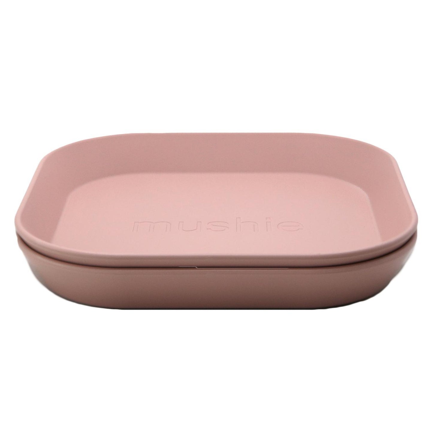 Set de 2 assiettes carrées - Blush