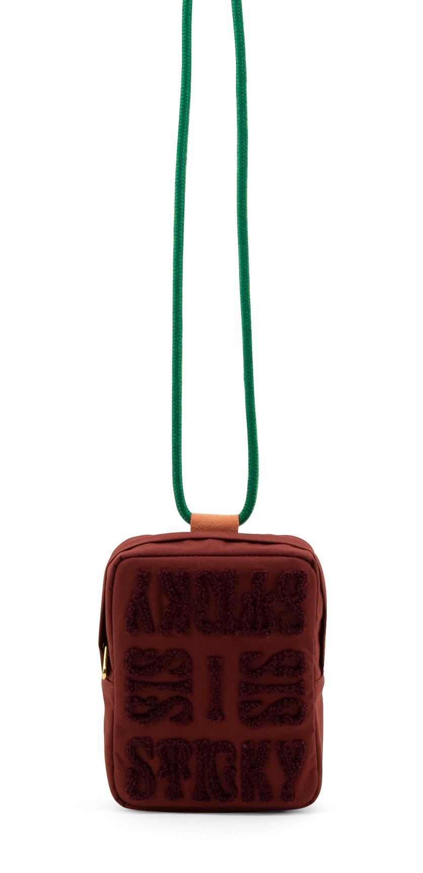 Sac knot-bag The Sticky Sis Club - La Promenade - Vin rouge