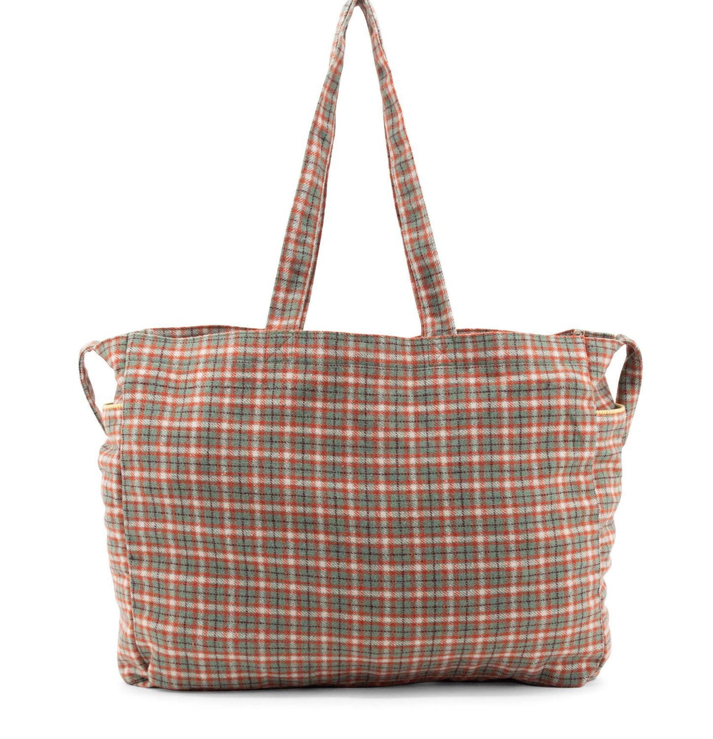 Sac cabas Meadows - Tartan map green