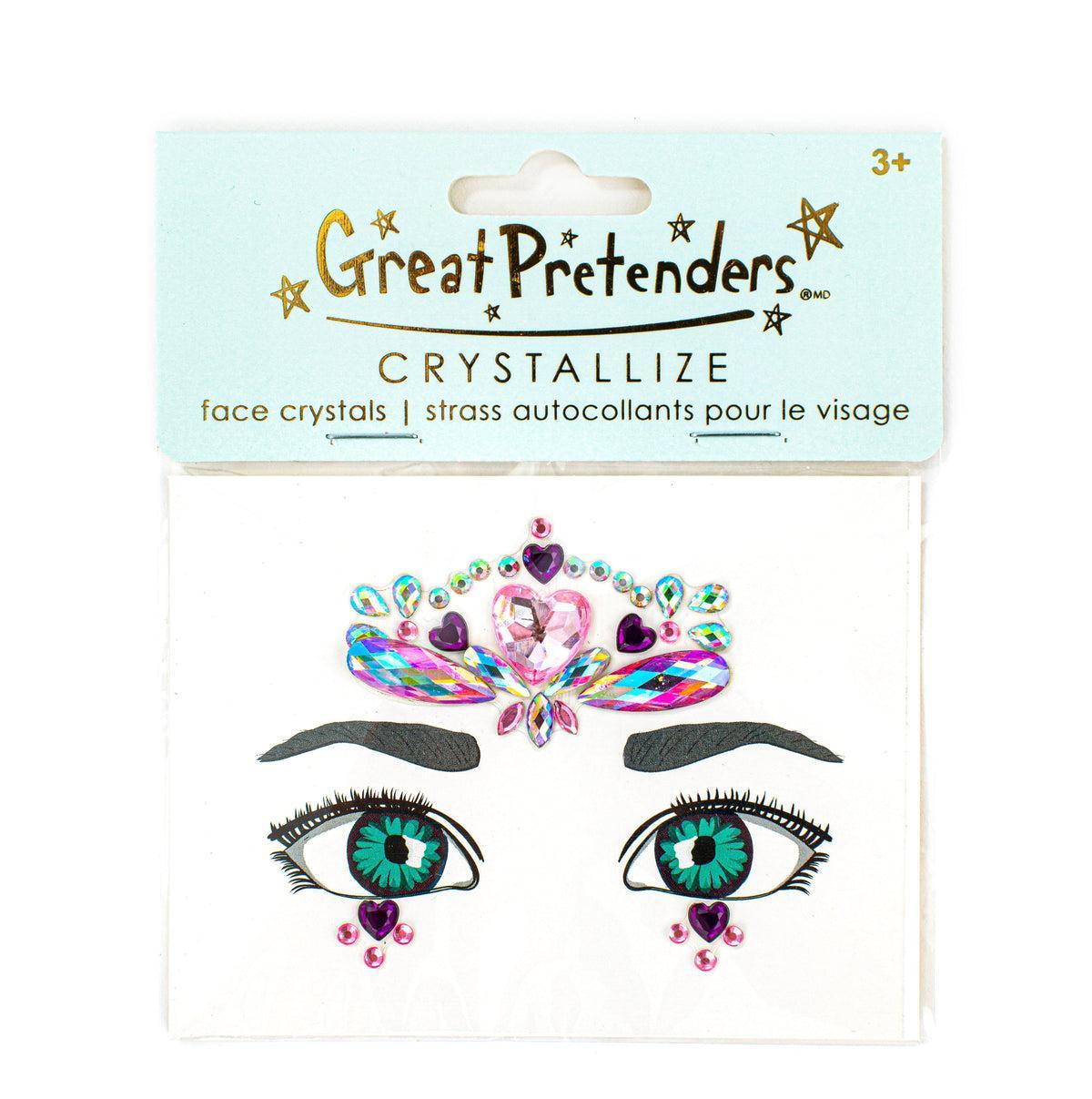 Stickers visage - Crystals Hearts