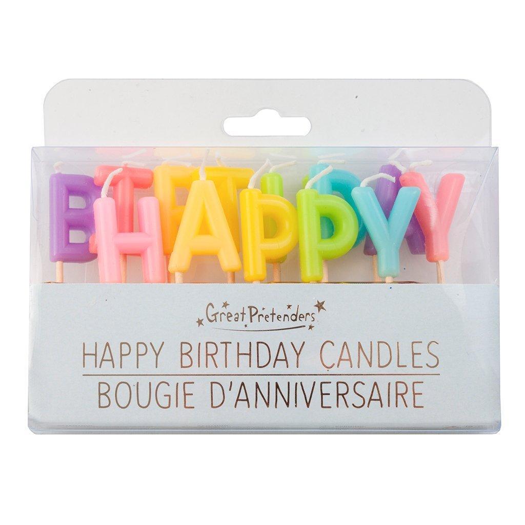 Set de 13 bougies Happy Birthday