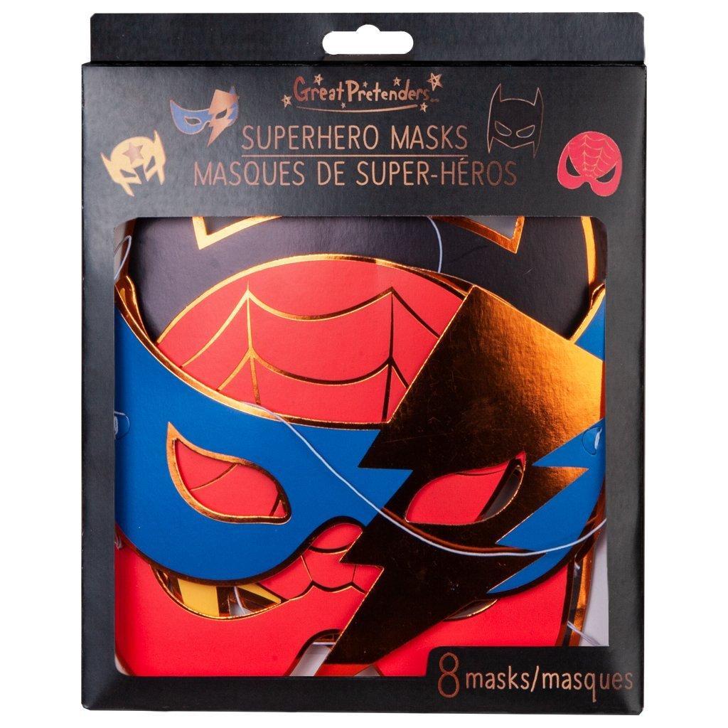 Set de 8 masques super-héros