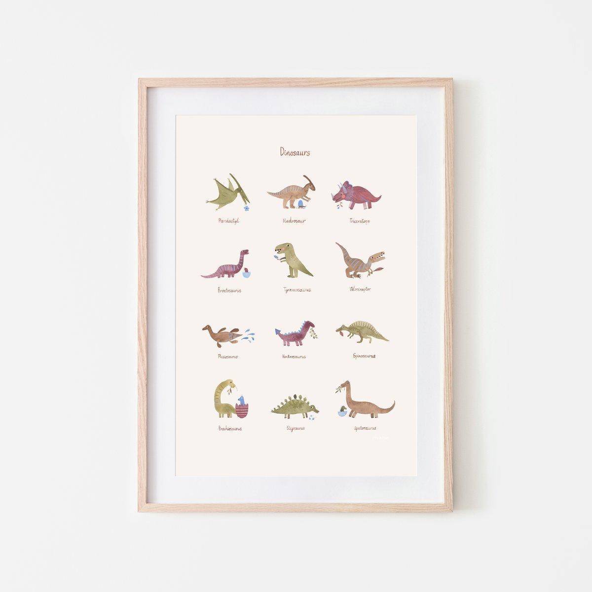 Affiche L - Dinosaurs