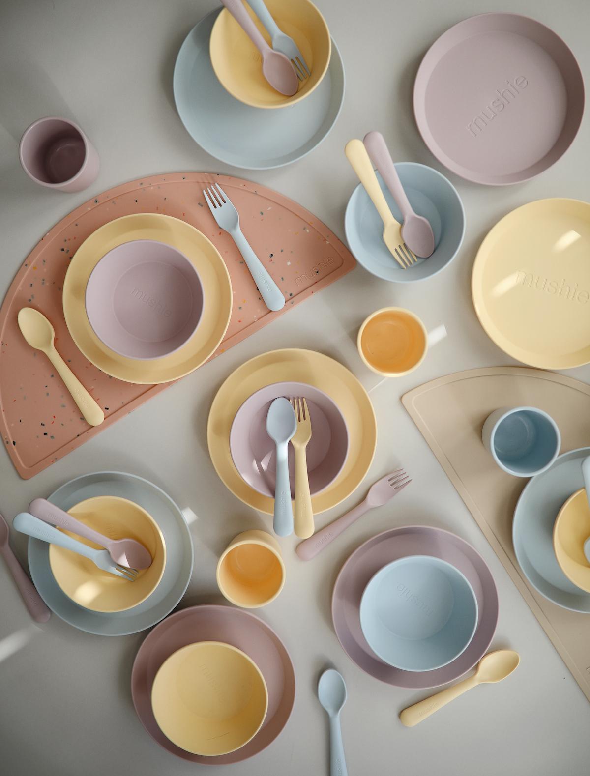 Set de 2 assiettes rondes - Powder Blue