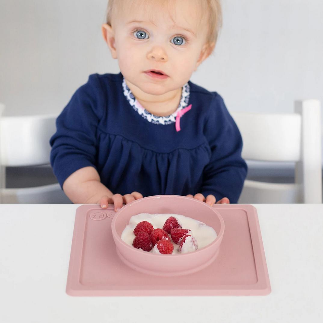 Bol/set de table en silicone - Mini bowl - blush