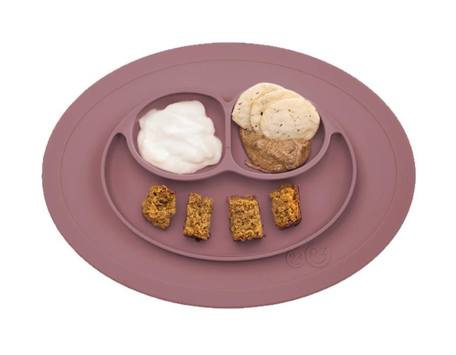 Assiette/set de table en silicone - Mini Mat - Mauve