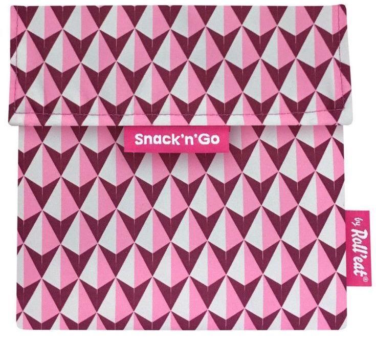 Pochette réutilisable Snack'n'Go - Tiles Pink