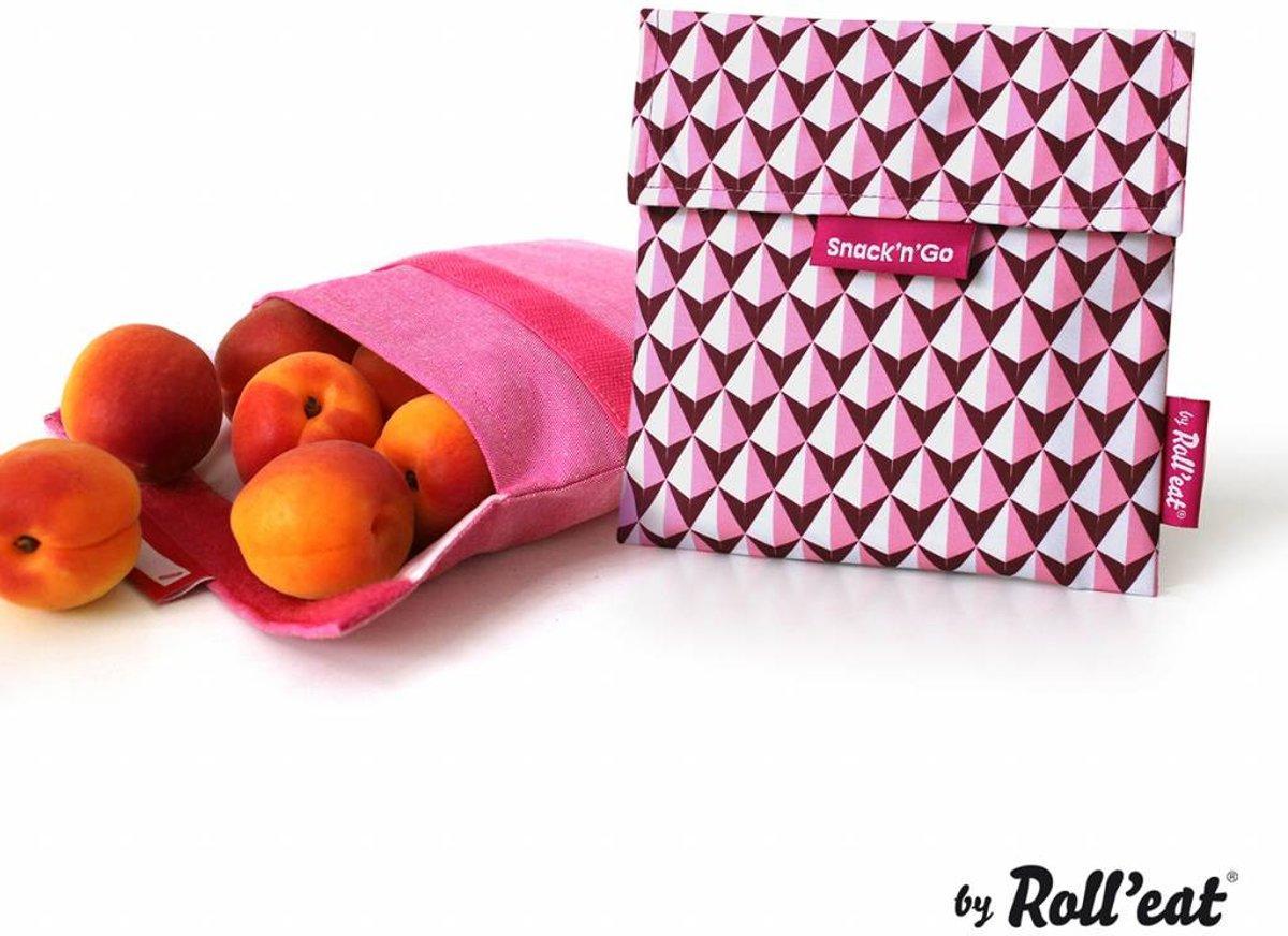 Pochette réutilisable Snack'n'Go - Tiles Pink