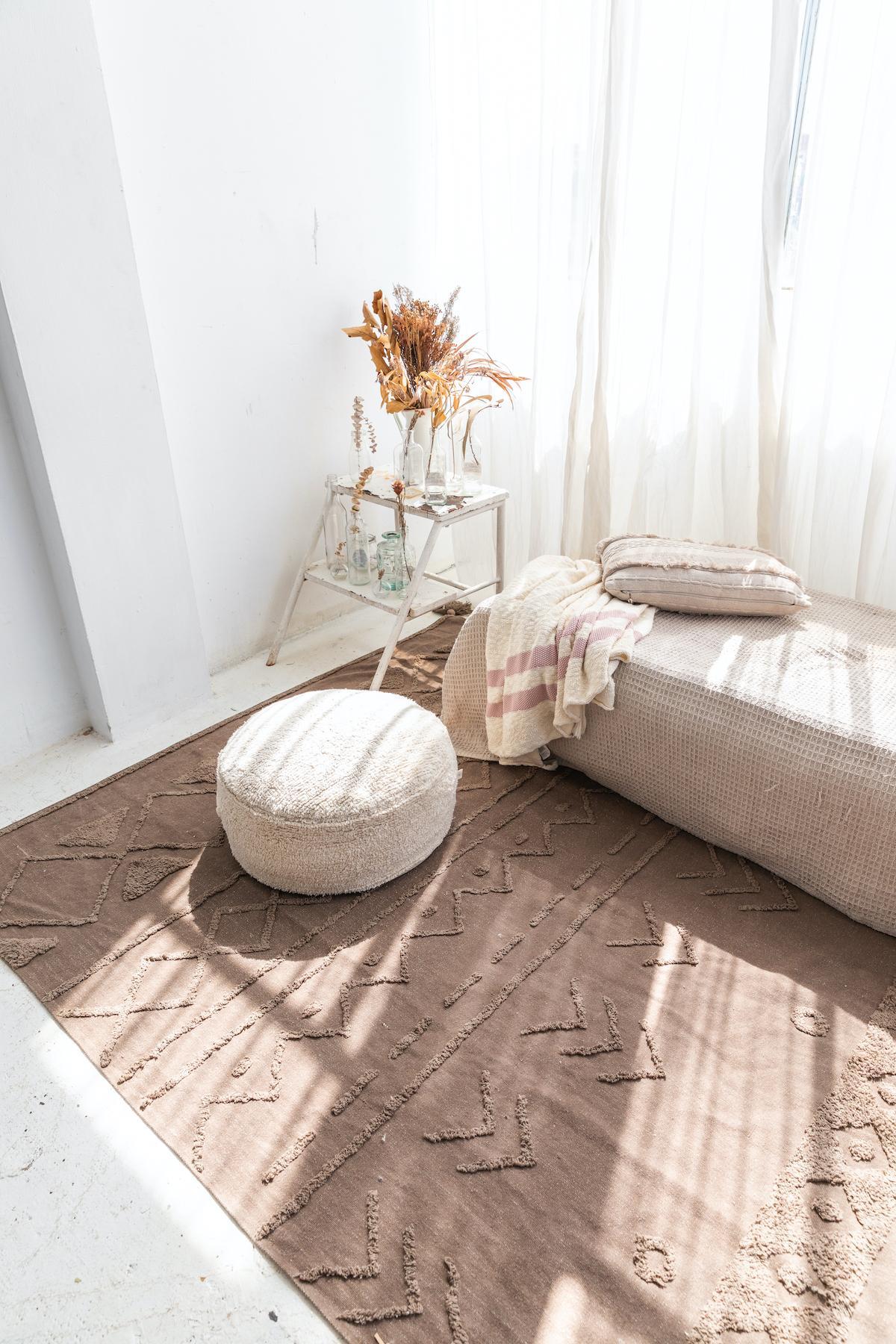 Pouf Chill Natural 20 cm x Ø 50 cm - Lorena Canals