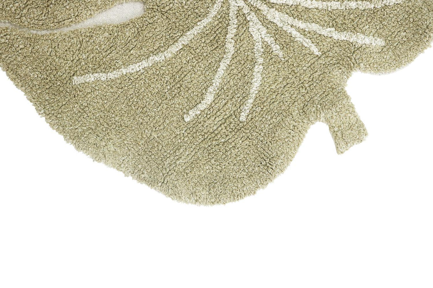 Tapis lavable Mini Monstera Olive 75x100 cm - Lorena Canals