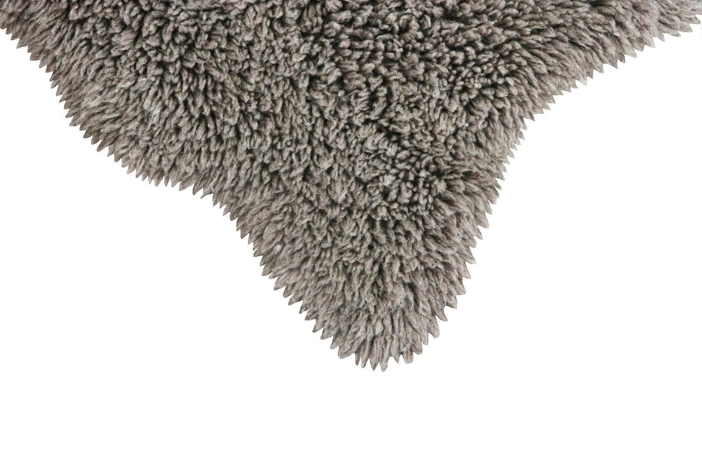 Tapis en laine lavable Woolly Sheep Grey 75x110 Collection Woolable - Lorena Canals