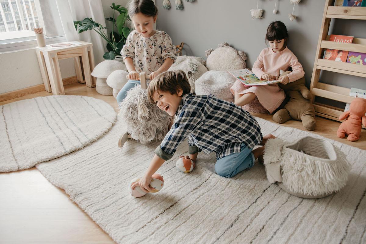 Tapis en laine lavable Arona Round - Lorena Canals