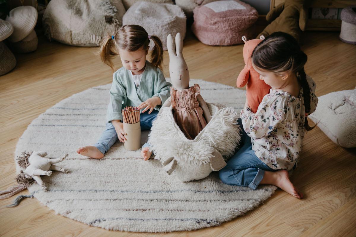 Tapis en laine lavable Arona Round - Lorena Canals