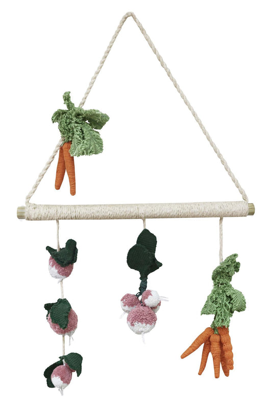 Décoration murale en coton Veggies - Lorena Canals