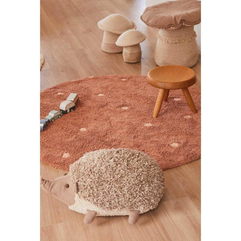 Tapis lavable rond Dot Chesnut  - Lorena Canals