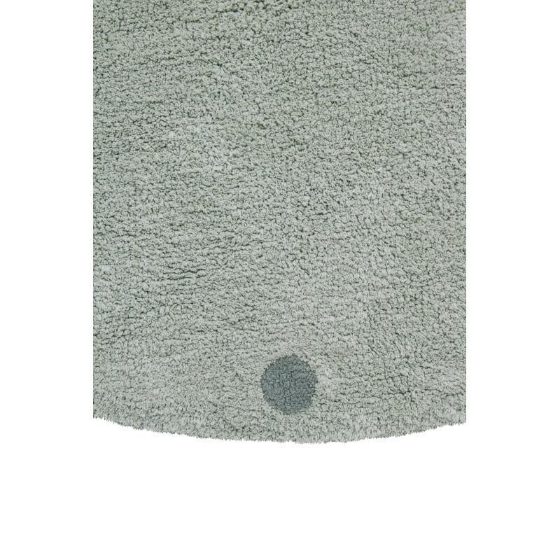 Tapis lavable rond Dot Blue sage  - Lorena Canals