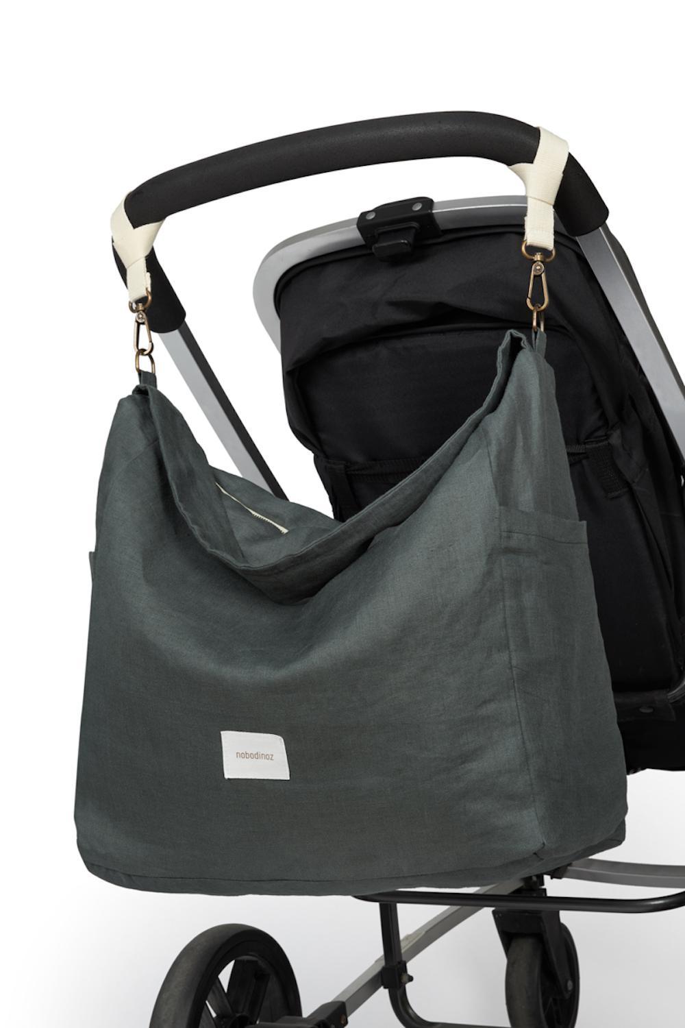 Sac pour poussette green blue - Nobodinoz