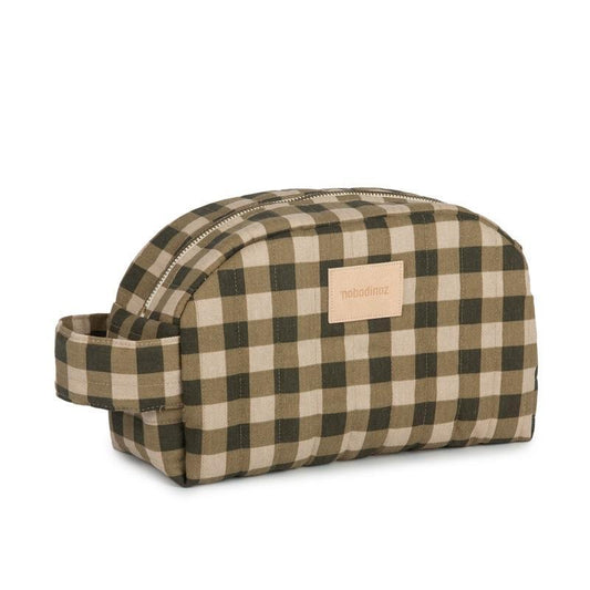 Trousse de toilette Hyde Park green Checks - Nobodinoz