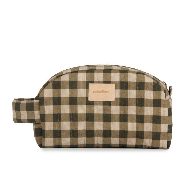 Trousse de toilette Hyde Park green Checks - Nobodinoz